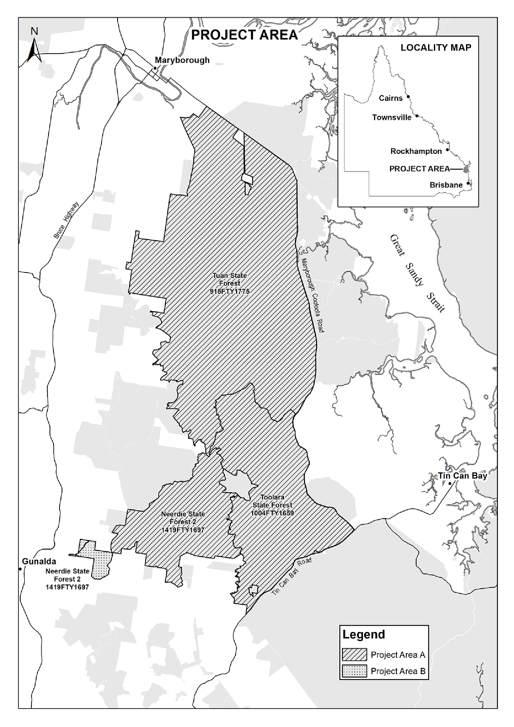 map of project areas