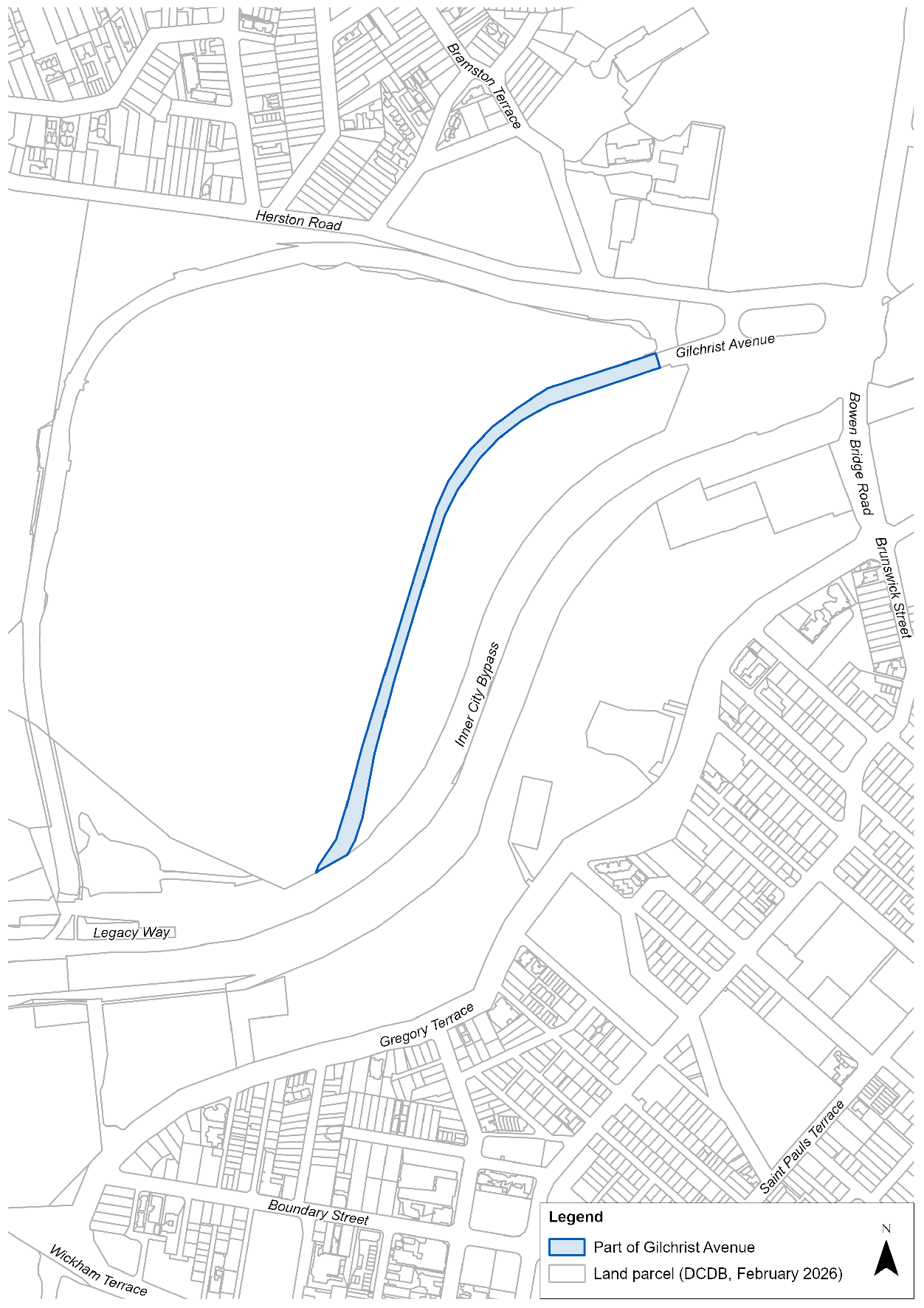 Proposed lot for plan of survey