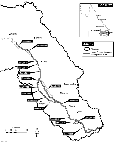 Upper Condamine water management area