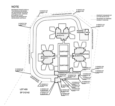 Plan of lot 409