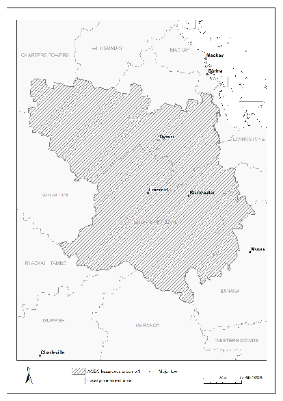 map of hazardous area number three