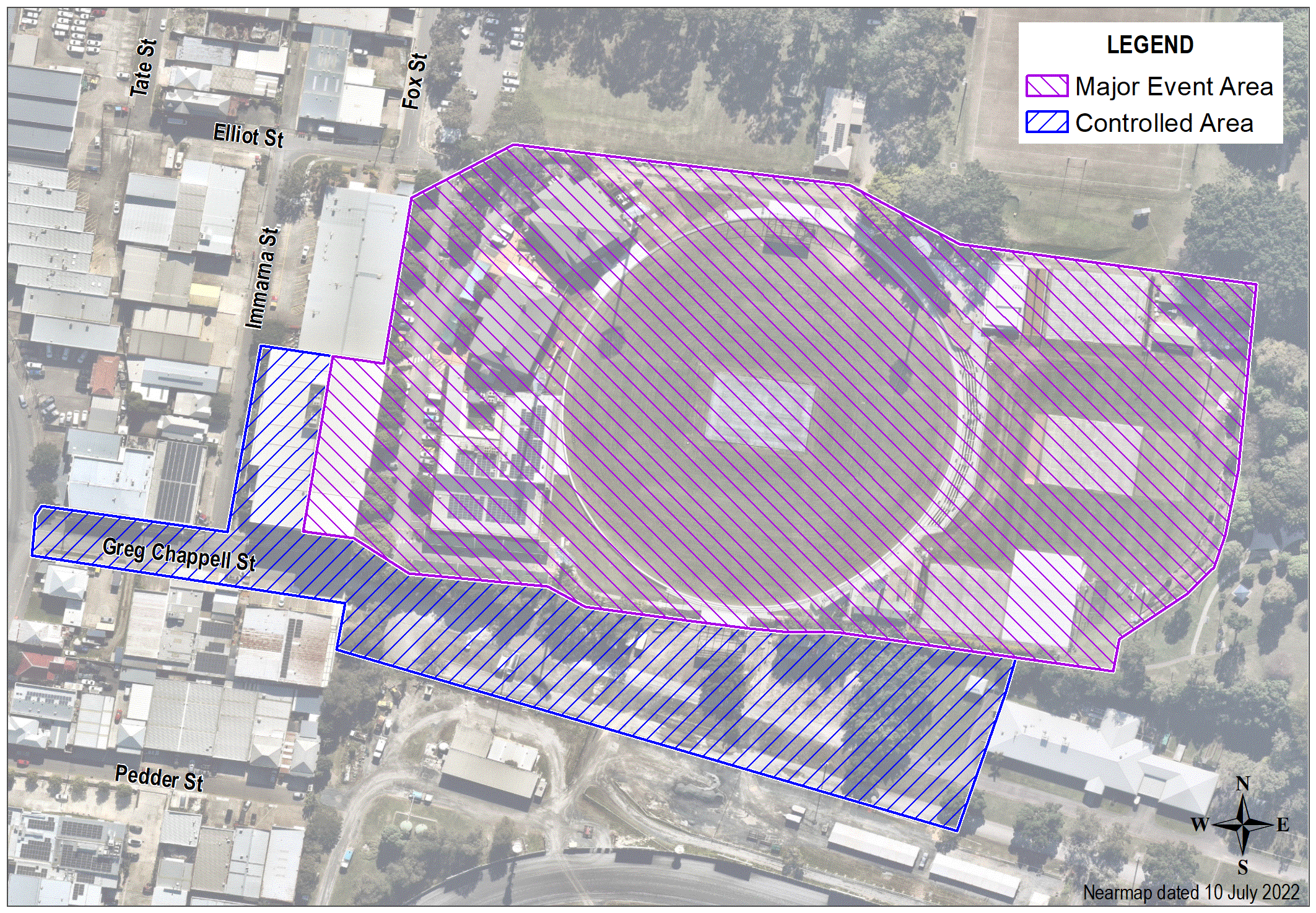 Map of Allan Border Field