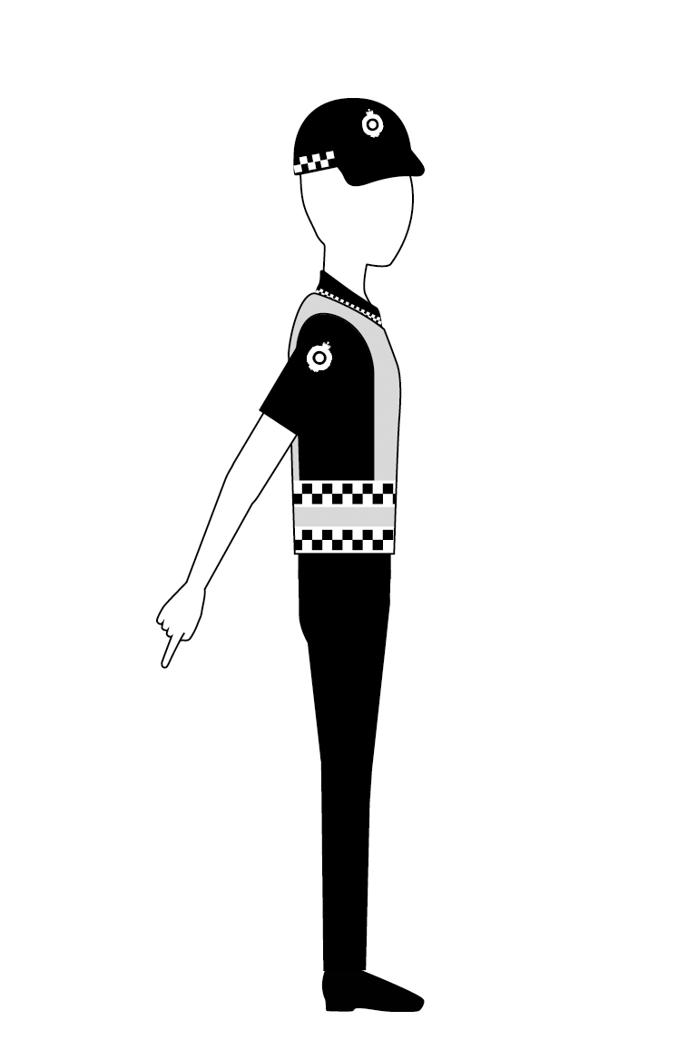 traffic signal to stop at place indicated for person facing signal behind