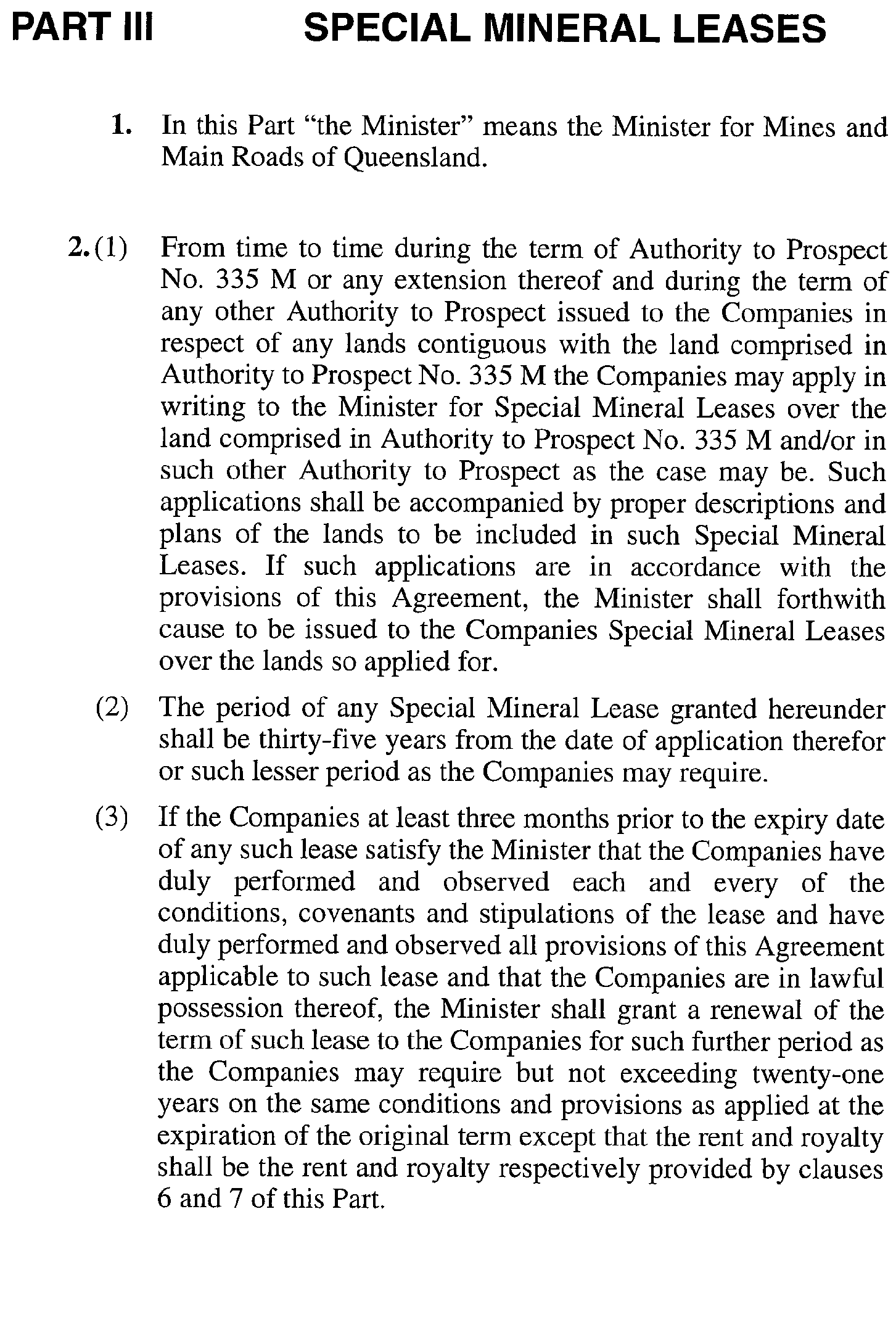 scan of agreement text