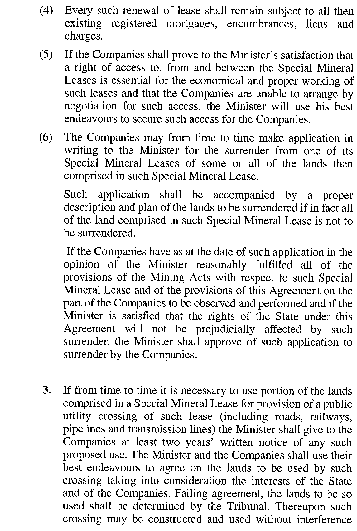 scan of agreement text