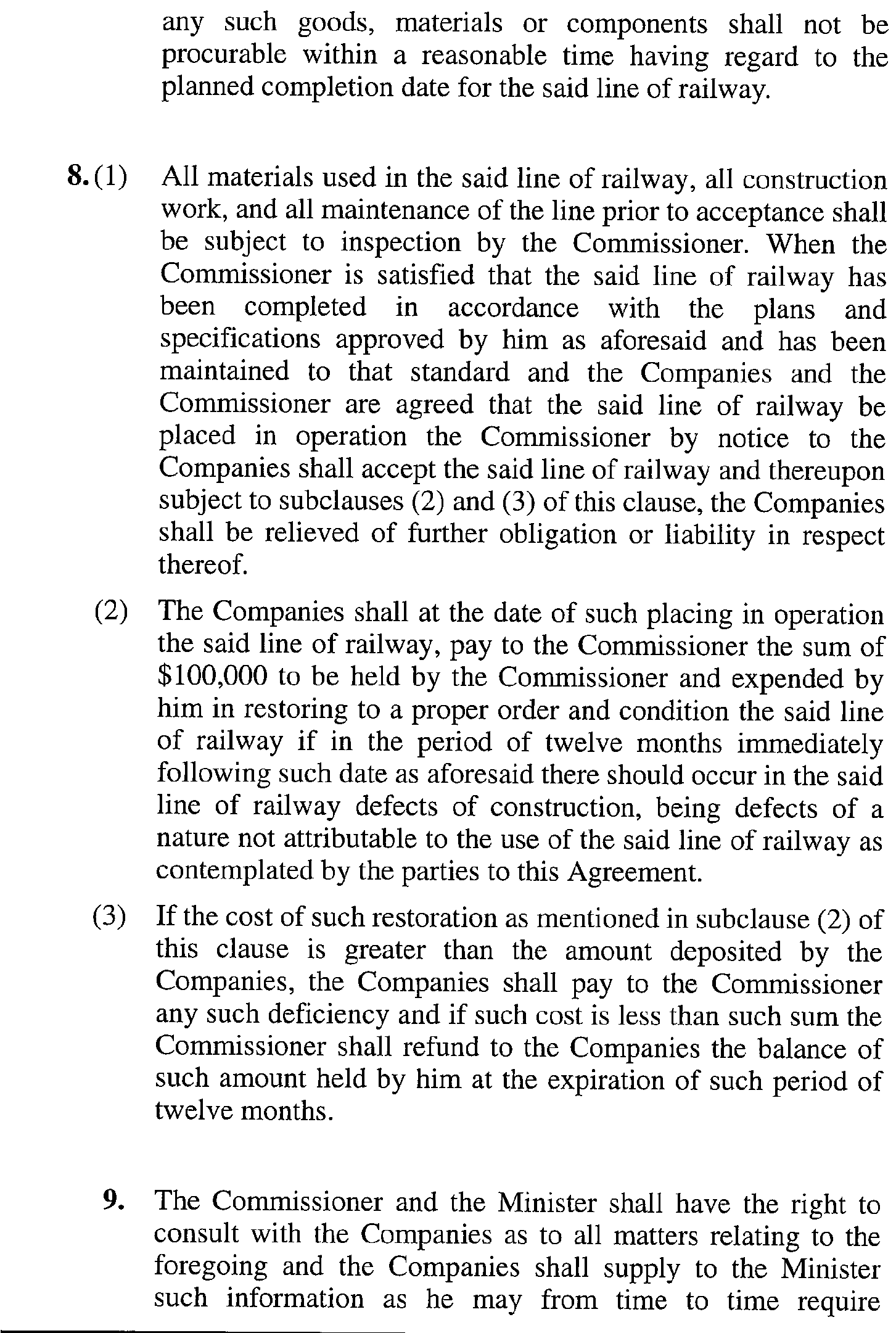 scan of agreement text