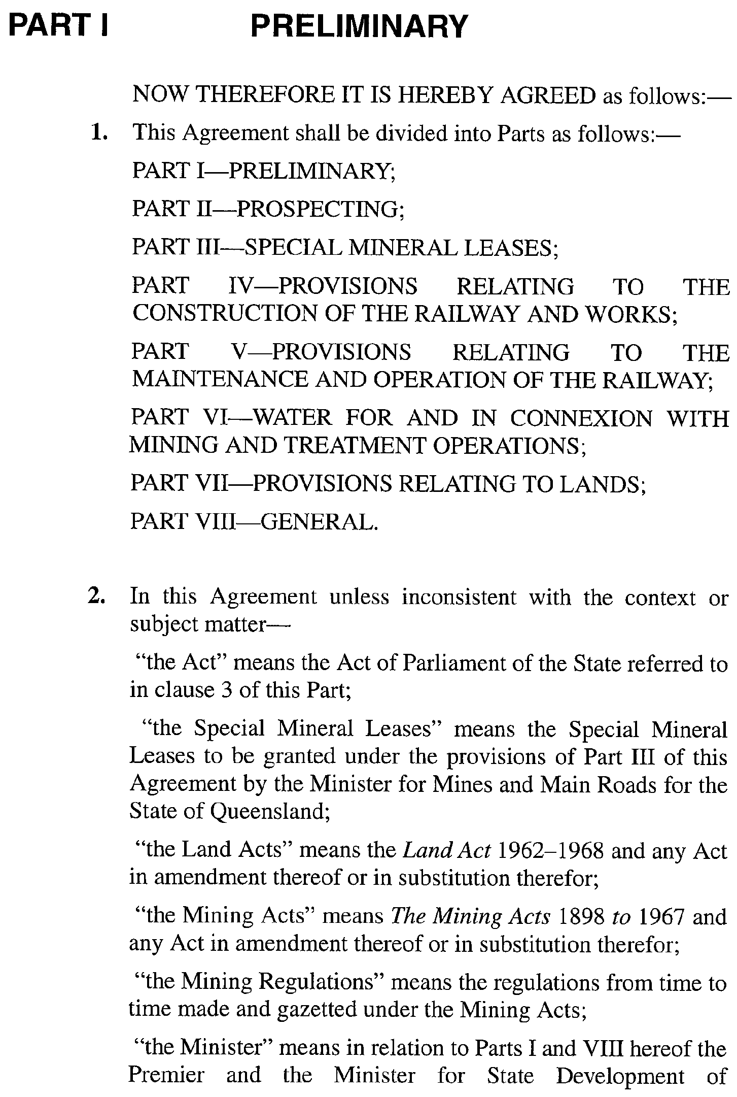 scan of agreement text