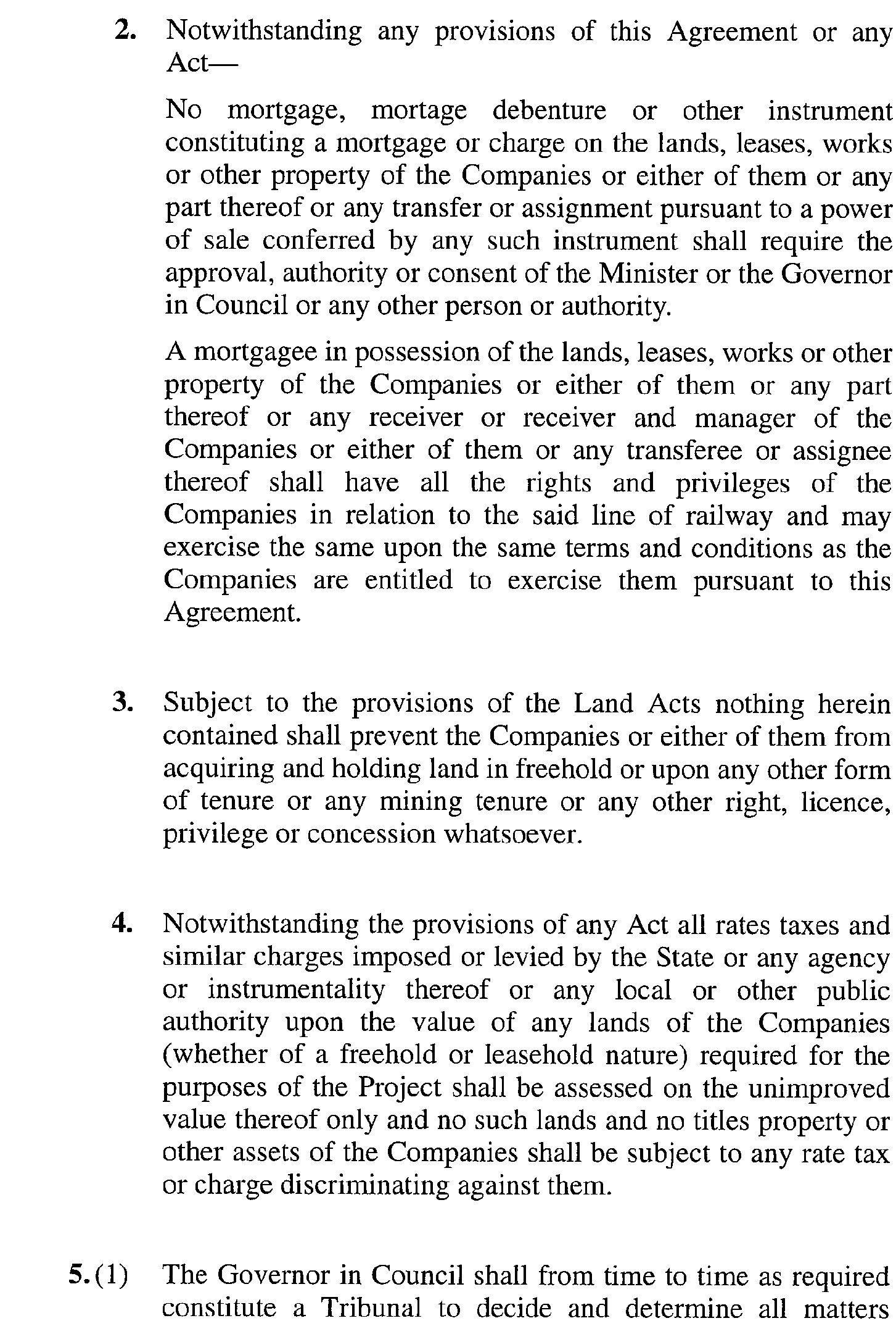 scan of agreement text