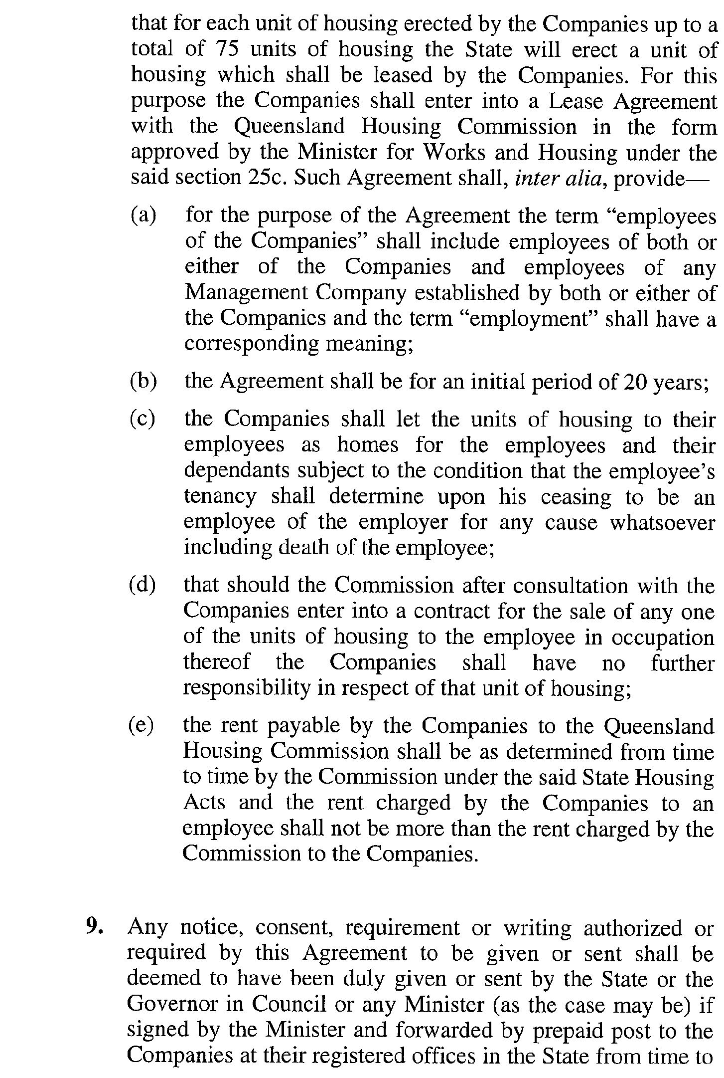 scan of agreement text