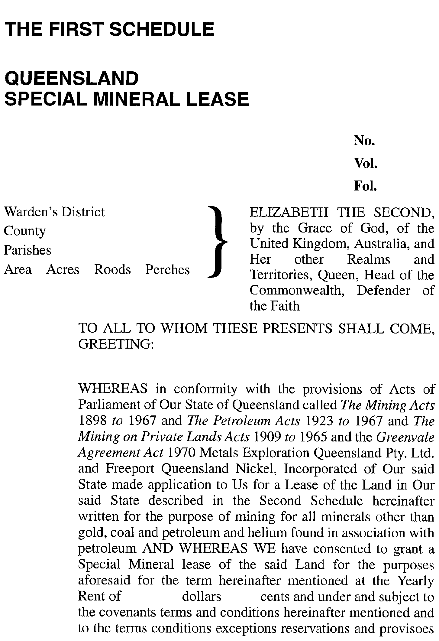 scan of agreement text