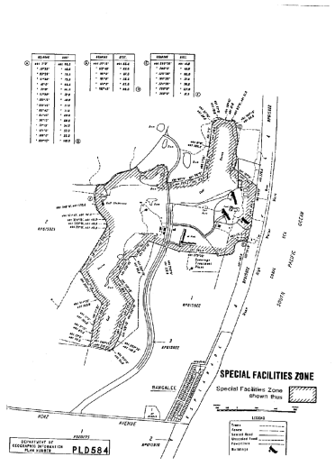 map of special facilities zone