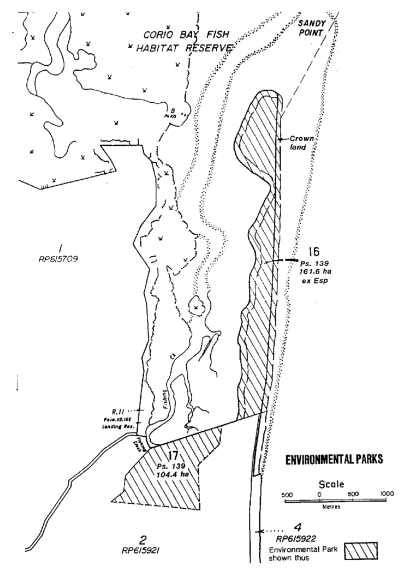 map of environmental parks