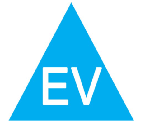 Example of label required for electric-powered vehicle